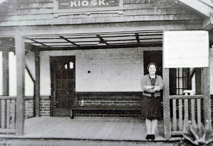 The first Fremantle Hospital Ladies Auxiliary Kiosk – built in 1927 – and named The Grosser Kiosk.